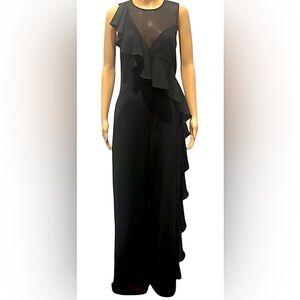 Beautiful Black Jumpsuit with a ruffle detail